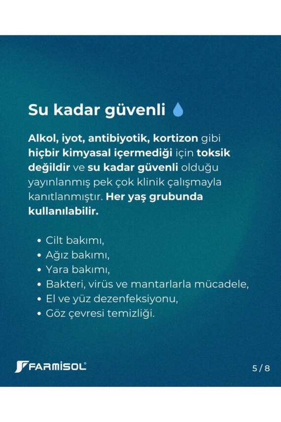 Farmisol Kişisel Kullanım Antiseptiği 5'li Set - 5