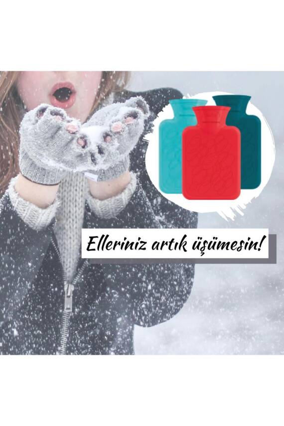 Fashy Cep Model Sıcak Su Torbası - Kırmızı - 6