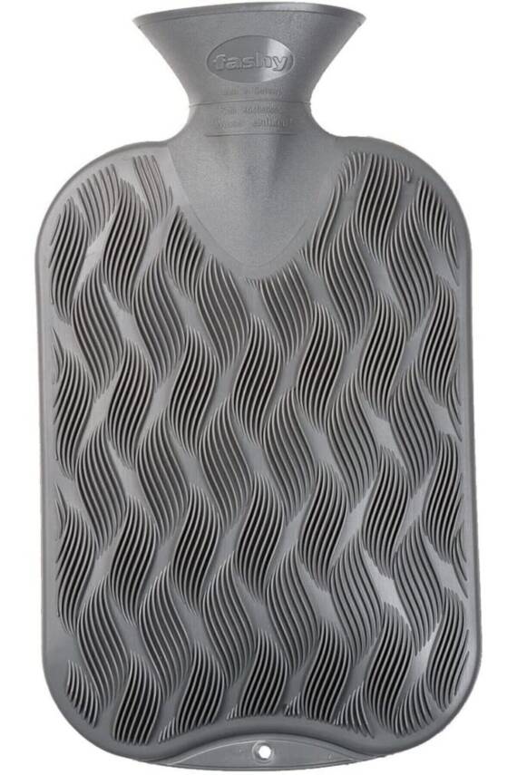 Fashy Dalga Desen Sıcak Su Torbası Gri Termofor - 1