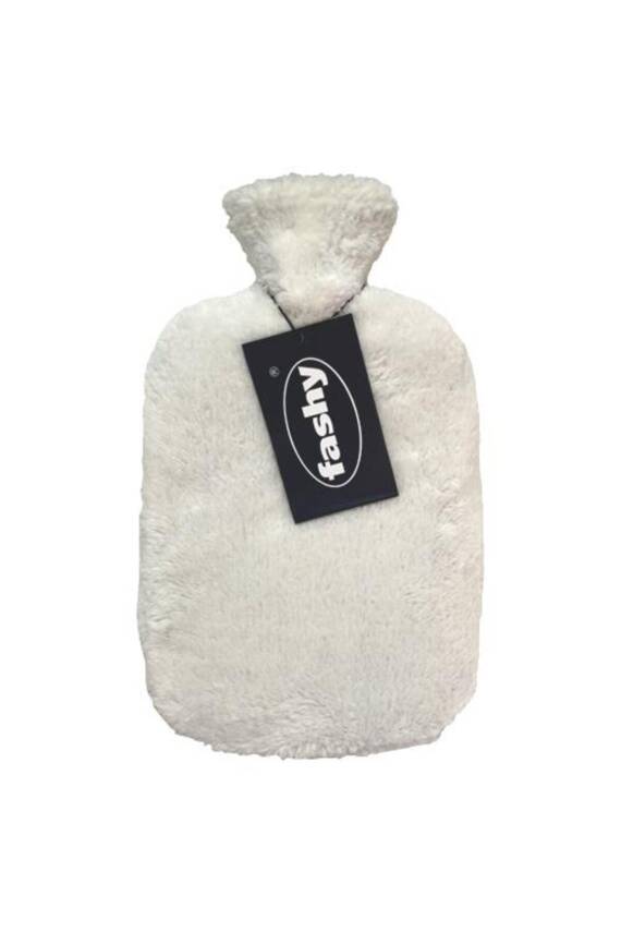 Fashy Peluş Kılıflı Sıcak Su Torbası - Beyaz - 4
