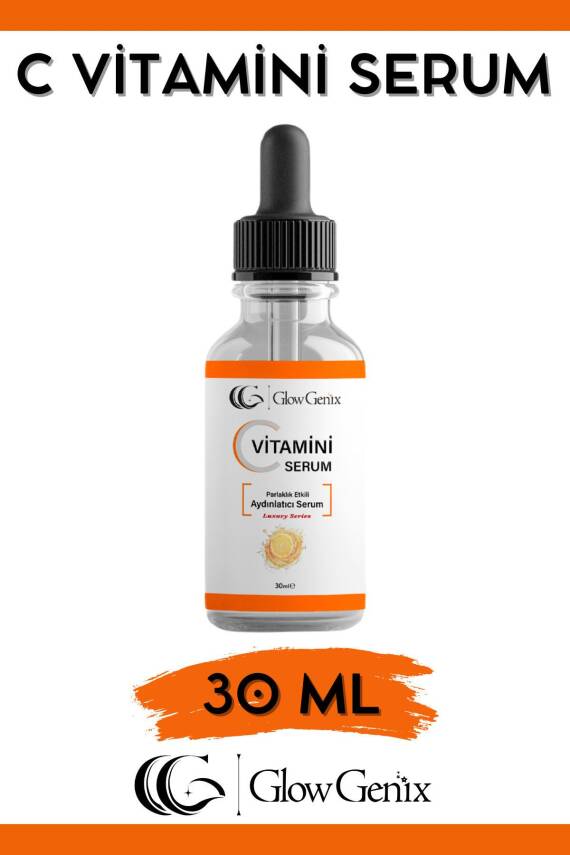 Glow Genix C Vitamini | Parlaklık, Canlılık Ve Aydınlık Etkili Cilt Serumu | 30 ml - 2