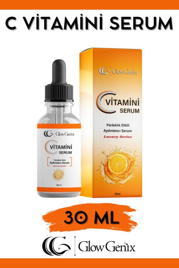 Glow Genix C Vitamini | Parlaklık, Canlılık Ve Aydınlık Etkili Cilt Serumu | 30 ml - 3