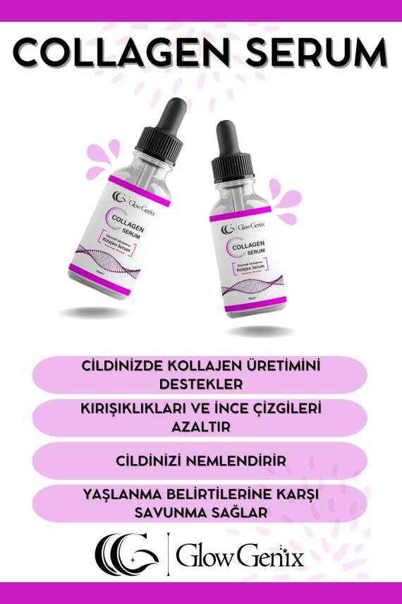 Glow Genix Collagen Serum | Glowgenix Kolajen Serum | 30 ml - 4