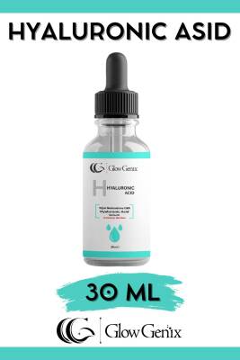 Glow Genix Hyaluronic Asid | Nemlendirme Etkili, Yaşlanma Karşıtı, Güzel Ciltler | 30 ml - 2