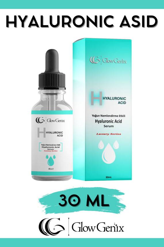 Glow Genix Hyaluronic Asid | Nemlendirme Etkili, Yaşlanma Karşıtı, Güzel Ciltler | 30 ml - 3