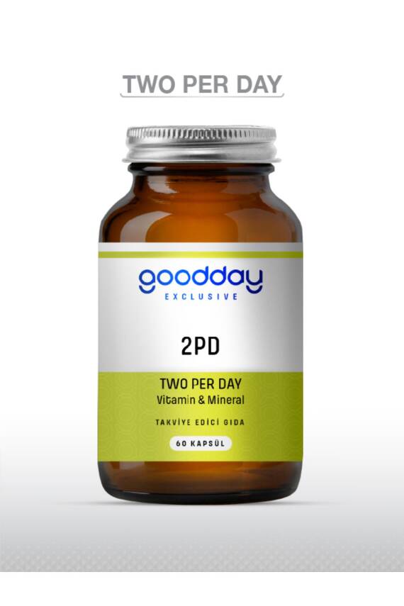 Goodday 2PD Two Per Day Multi Vitamin 60 Kapsül - 1