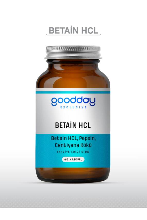 Goodday Betain Hcl Pepsin 60 Kapsül Besin Takviyesi - 2