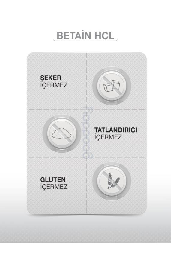 Goodday Betain Hcl Pepsin 60 Kapsül Besin Takviyesi - 6
