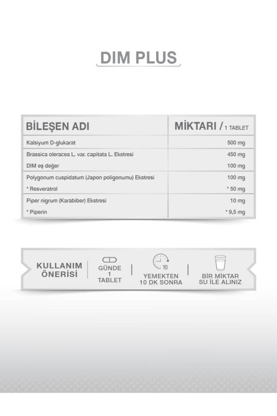 Goodday DIM Plus Bitkisel Besin Takviyesi - 3