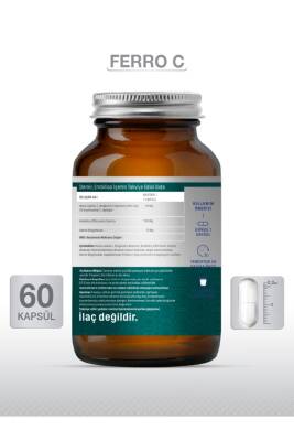 Goodday Ferro' C 17 Mg 60 Kapsül Takviye Edici Gıda - 2