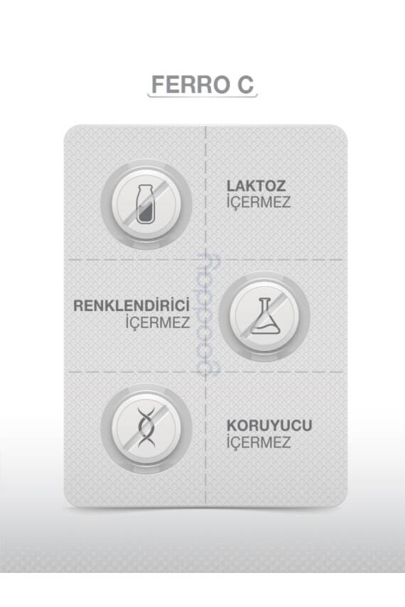 Goodday Ferro' C 17 Mg 60 Kapsül Takviye Edici Gıda - 4
