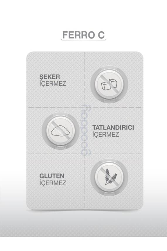 Goodday Ferro' C 17 Mg 60 Kapsül Takviye Edici Gıda - 5