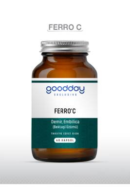 Goodday Ferro' C 17 Mg 60 Kapsül Takviye Edici Gıda - 1