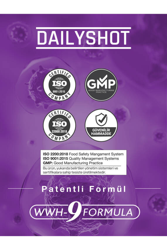 Hangover Shot Defense Shot Soğuk Algınlığına Karşı Bitkisel Gıda Takviyesi, Defense Shot 7'li - 8