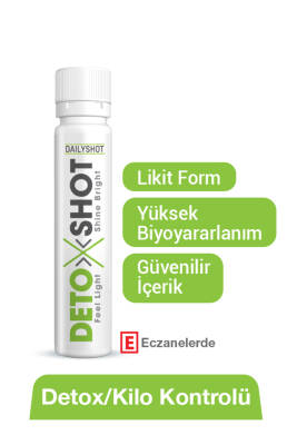 Hangover Shot Detoxshot Kilo Kontrol Desteği, Bromelain, L-Carnitine, Krom, Detox Shot, Likit Detoks Kompleks - 2