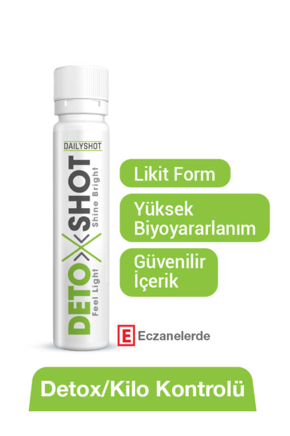 Hangover Shot Detoxshot Kilo Kontrol Desteği, Bromelain, L-Carnitine, Krom, Detox Shot, Likit Detoks Kompleks - 2