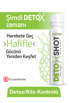 Hangover Shot Detoxshot Kilo Kontrol Desteği, Bromelain, L-Carnitine, Krom, Detox Shot, Likit Detoks Kompleks - 4