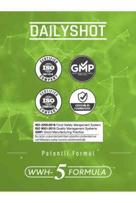 Hangover Shot Detoxshot Kilo Kontrol Desteği, Bromelain, L-Carnitine, Krom, Detox Shot, Likit Detoks Kompleks - 8