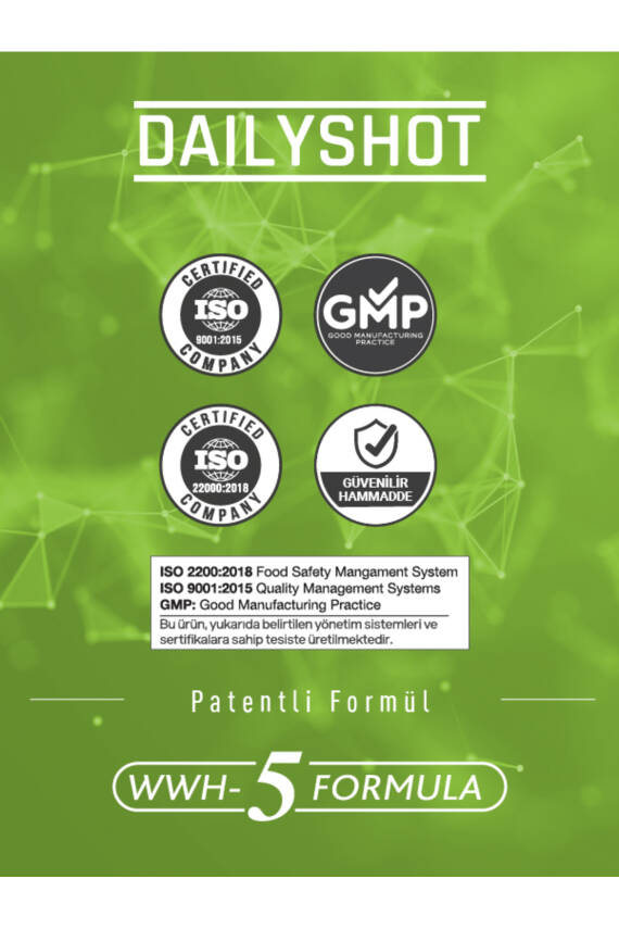 Hangover Shot Detoxshot Kilo Kontrol Desteği, Bromelain, L-Carnitine, Krom, Detox Shot, Likit Detoks Kompleks - 8