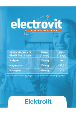 Hangover Shot Electrovit Karpuz Aromalı Elektrolit İçeren Toz 8 Şase, Hidrasyon,Magnezyum,Potasyum,Sodyum - 2