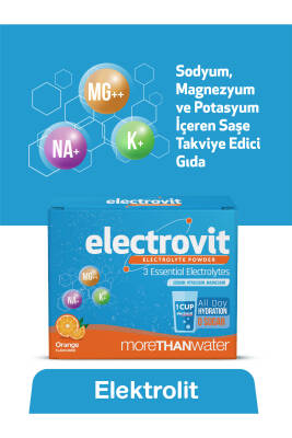 Hangover Shot Electrovit Portakal Aromalı Elektrolit İçeren Toz 8 Şase, Hidrasyon,Magnezyum,Potasyum,Sodyum - 3