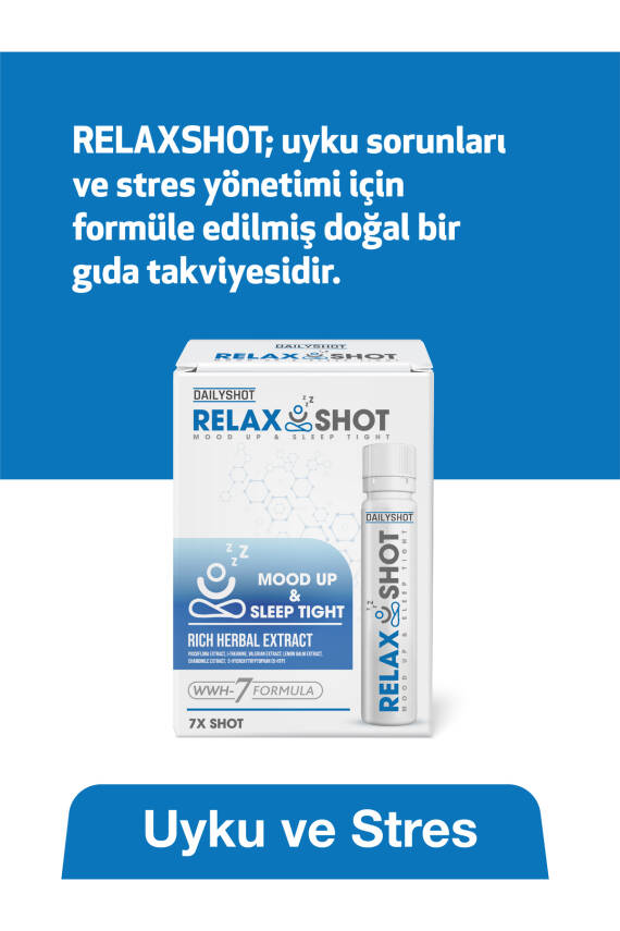 Hangover Shot RelaxShot Stressiz ve Derin Uyku, Relax Shot Bitkisel Uyku Düzenleyici - 3