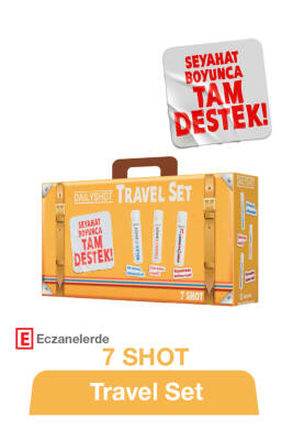 Hangover Shot Travel Set Seyahat Kiti, Seyahat Boyunca Tam Destek - HANGOVERSHOT