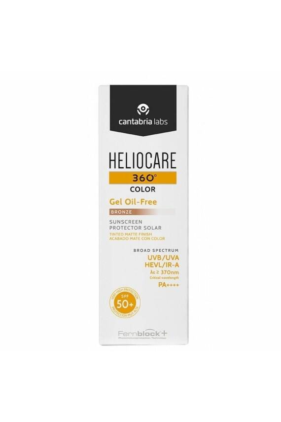 Heliocare 360 Gel Oil Free Bronze Spf 50 50 Ml - 1