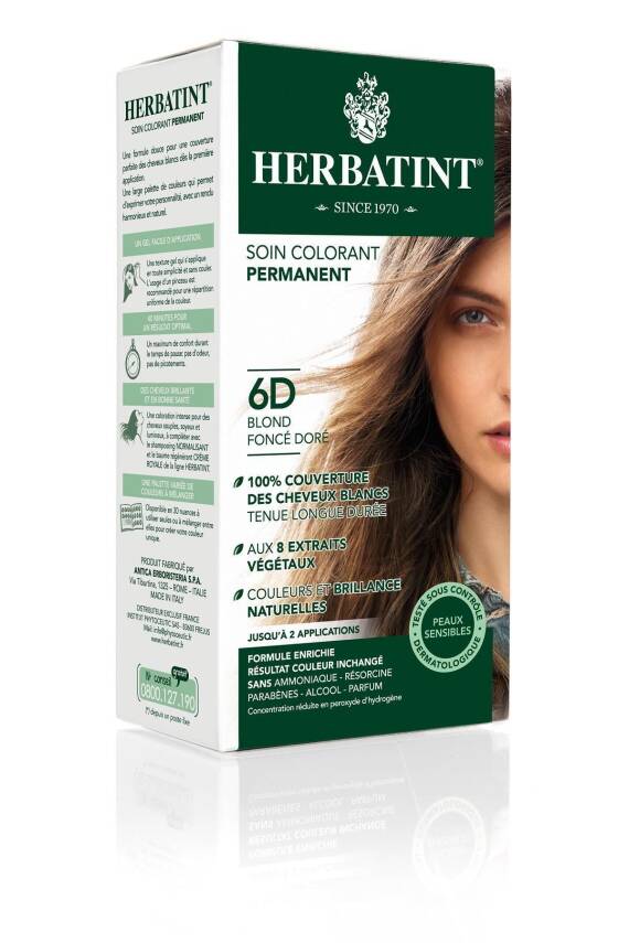 Herbatint Blond Fonce Dore 6D Saç Boyası - 1
