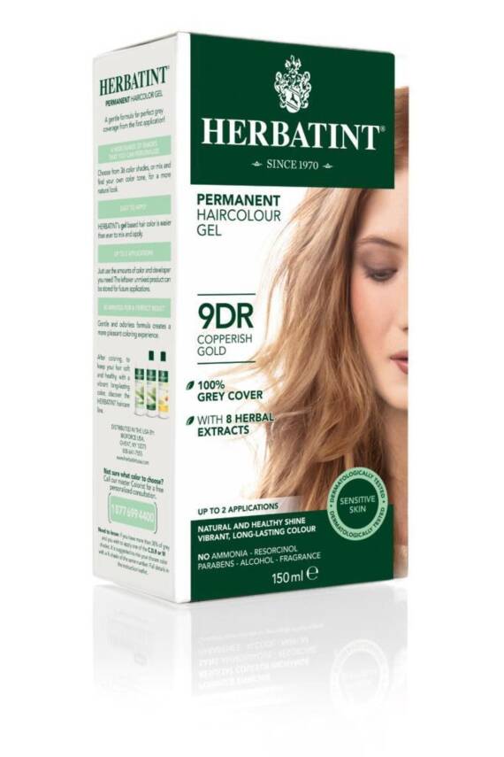 Herbatint Copperish Gold 9DR Saç Boyası - 1