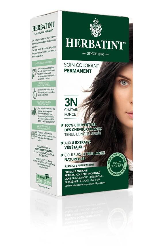 Herbatint Dark Chestnut 3N Saç Boyası - 1