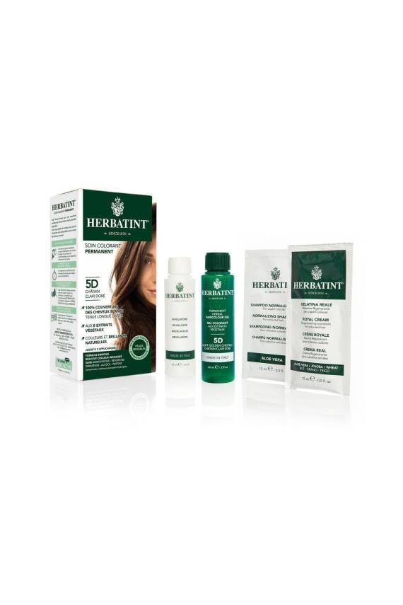 Herbatint Light Golden Chestnut 5D Saç Boyası - 3