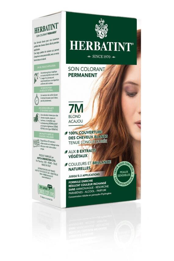 Herbatint Mahogany Blonde 7M Saç Boyası - 1
