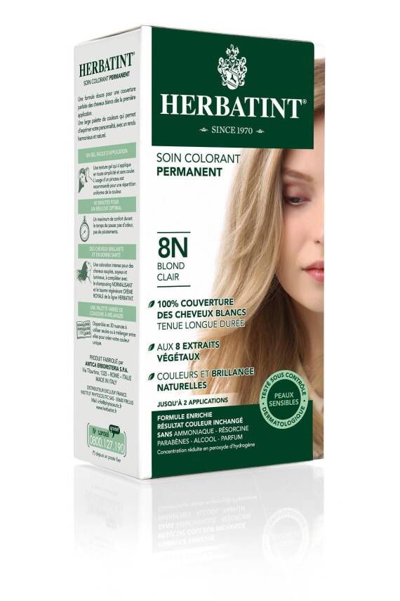 Hernatint Light Blonde 8N Saç Boyası - 1