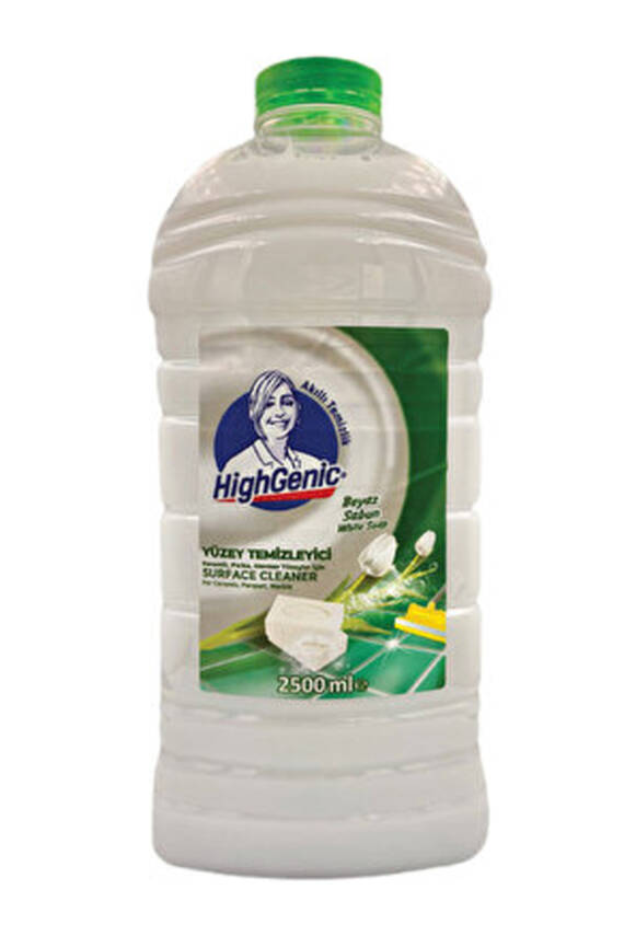 Highgenic Beyaz Sabun Kokulu Yüzey Temizleyici 2500ml - 1