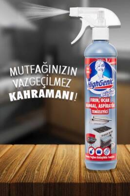 Highgenic Fırın,Ocak,Mangal,Aspiratör Temizleyici 500ml - 3
