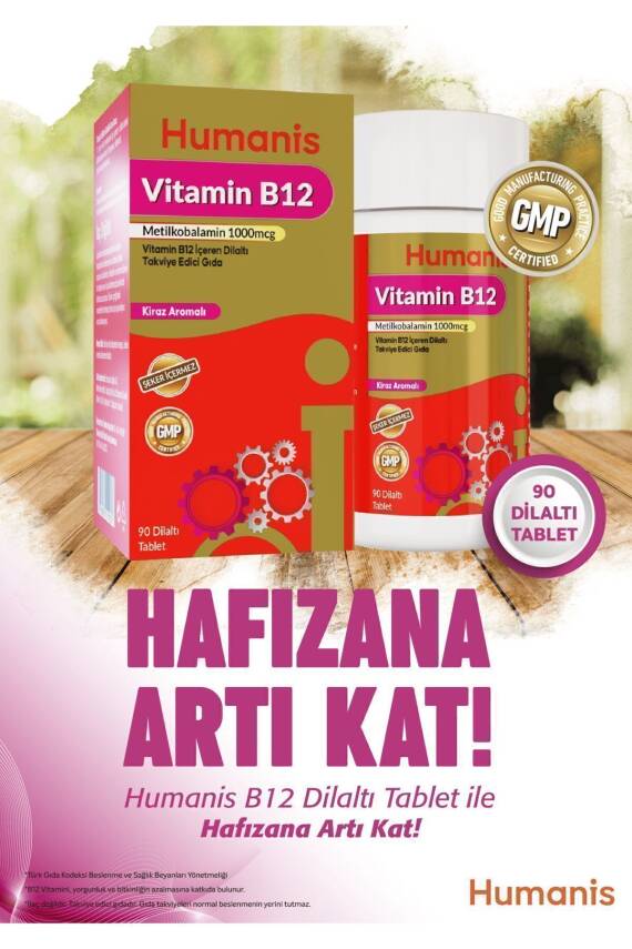 Humanis B12 Dilaltı 90 Tablet - 1