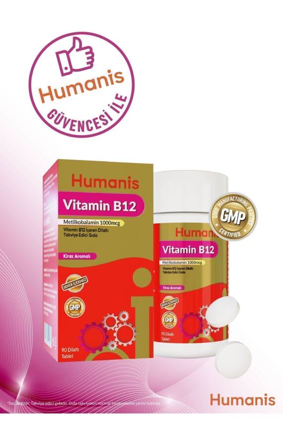 Humanis B12 Dilaltı 90 Tablet - 2