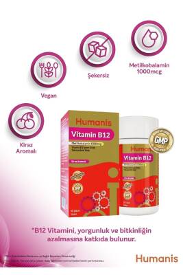 Humanis B12 Dilaltı 90 Tablet - 4