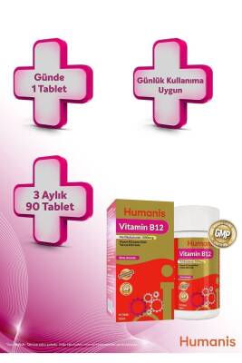 Humanis B12 Dilaltı 90 Tablet - 5