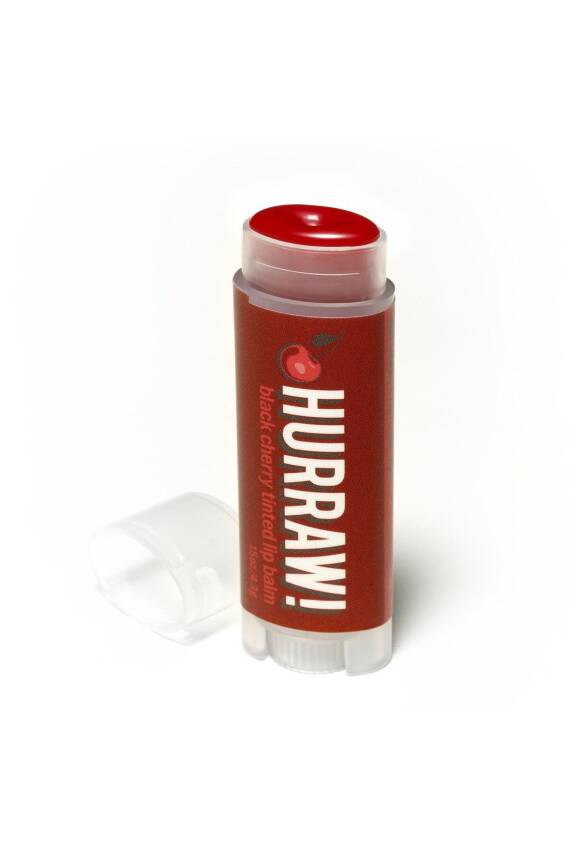 Hurraw Black Cherry Tinted Lip Balm Dudak Balmı Vişne 4.8g - 1