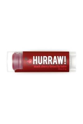 Hurraw Black Cherry Tinted Lip Balm Dudak Balmı Vişne 4.8g - 2