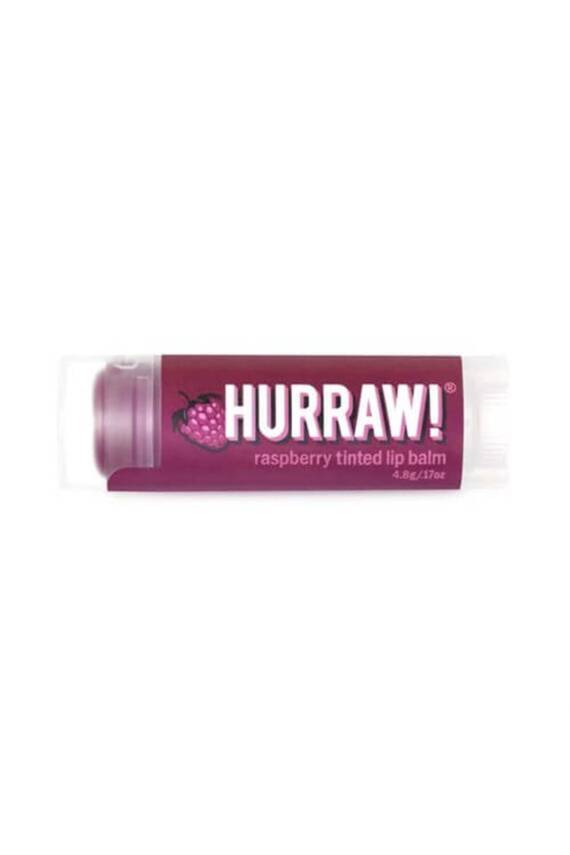 Hurraw Tinted Raspberry Lip Balm Ahududu Dudak Balmı 4.8g - 1
