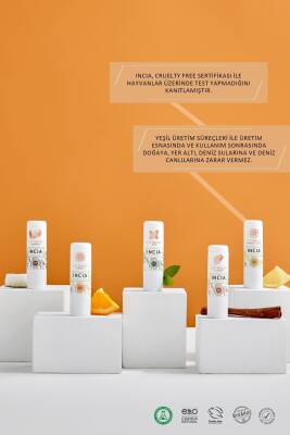Incia %100 Doğal Dudak Besleyici Bergamot & Limon Bitkisel Nemlendirici Dudak Bakım Kremi 6 G - 7