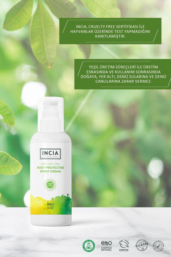 Incia %100 Doğal Koruyucu Vücut Losyonu Sprey Yenidoğan Bebek Çocuk İçin Limon Okaliptus Vegan 100 ml - 7