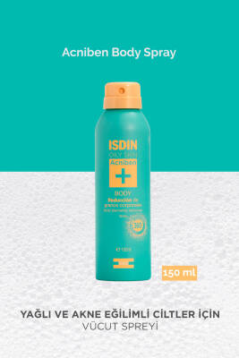 ISDIN Acniben Body Spray 150 ml Yağlı Ve Akne Eğilimli Ciltler Için Vücut Spreyi - 1