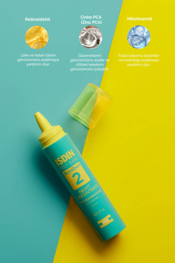 ISDIN Acniben Night Concentrate Anti-blemish 27 ml Yağlı Ve Akne Eğilimli Ciltler Için Gece Serumu - 4