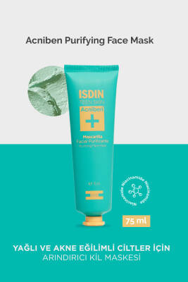 ISDIN Acniben Purifying Face Mask 75 ml Yağlı ve Akne Eğilimli Ciltler İçin Arındırıcı Kil Maskesi - 1