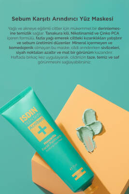 ISDIN Acniben Purifying Face Mask 75 ml Yağlı ve Akne Eğilimli Ciltler İçin Arındırıcı Kil Maskesi - 2