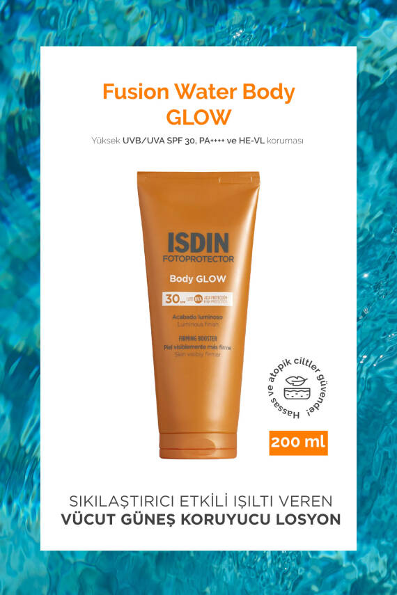 ISDIN Fotoprotector Fusion Water Body Glow Spf30 200 ml - 1